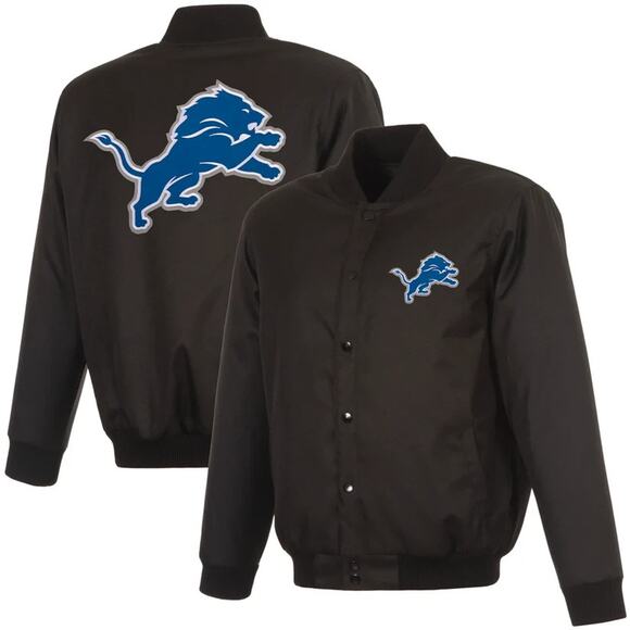 Detroit Lions (NFL) JH Design Poly-Twill Jacket - Picture 1 of 4